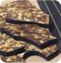 Pannelli di neoprene tagliati